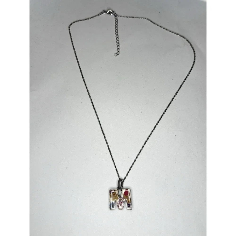 Sterling pendent sided